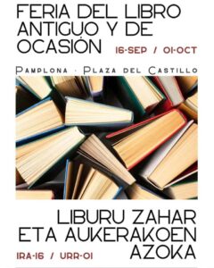 376248880 698023785698717 2853277810161775056 n Librería y Papelería Nerea | Pamplona Feria del Libro Antiguo y de Ocasión